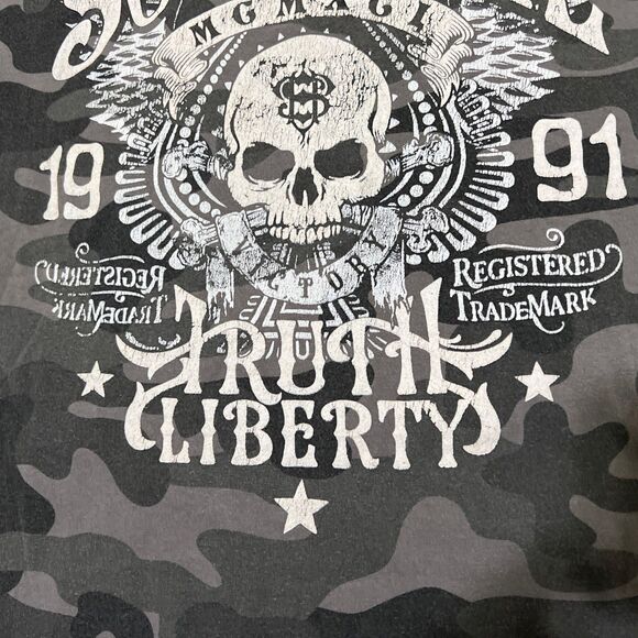 Vintage Y2K SouthPole T Shirt Mens XL Premium Truth Liberty Camo Short Sleeve - Picture 5 of 9